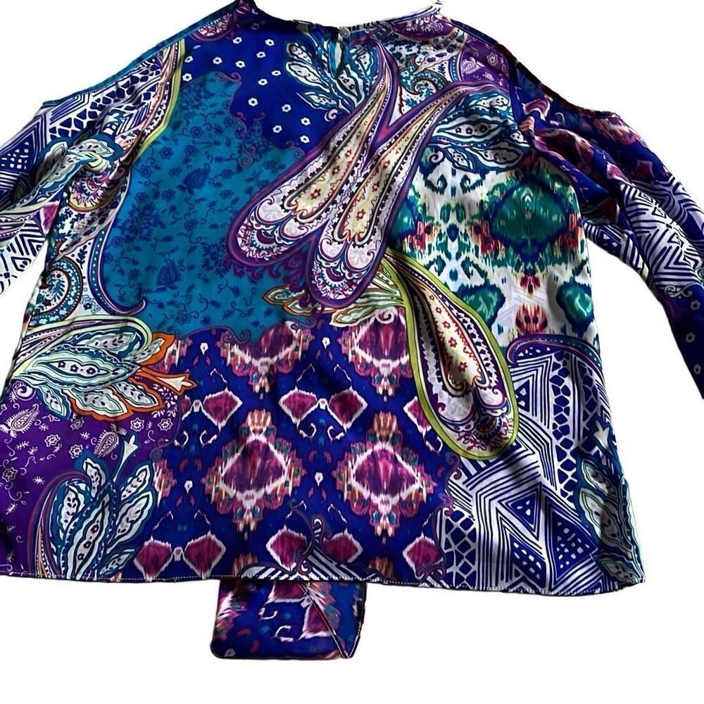 Chicos Cold Shoulderblousesmall - image 1